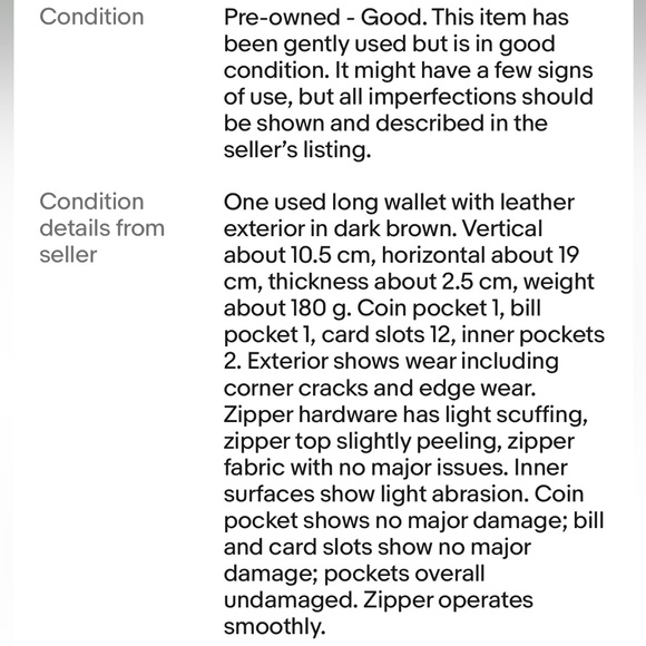 Yves Saint Laurent Chocolate Leather Wallet with Gold Accent - Picture 12 of 12